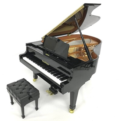 #ad SEGA TOYS Black Grand Pianist 1 6 miniature grand piano with AC adapter $160.00