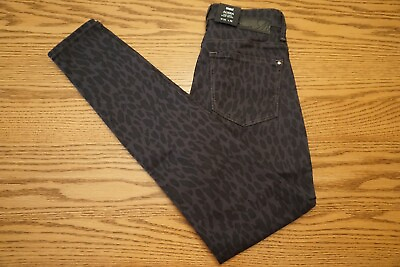 #ad NWT WOMENS MAVI JEANS Size 26 x 28 Alissa High Rise Super Skinny Printed Leopard $34.99