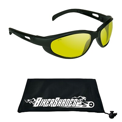 #ad Z87 Yellow Safety Glasses Night Driving Sunglasses Motorcycle Sports Men Women $12.99