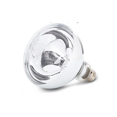 #ad Heat Lamp Bulb 250 Watts Infrared White Light for Food Service dia125x165mm L $26.38