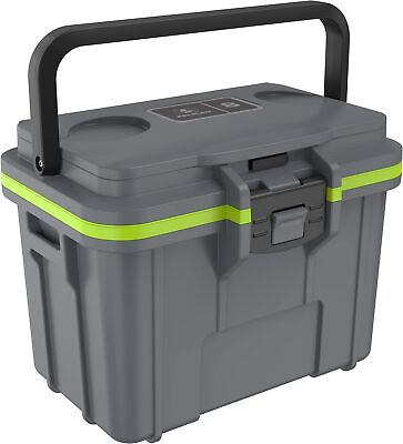 #ad Pelican 8QT Personal Cooler amp; Dry Box，Dark Gray Green $69.95