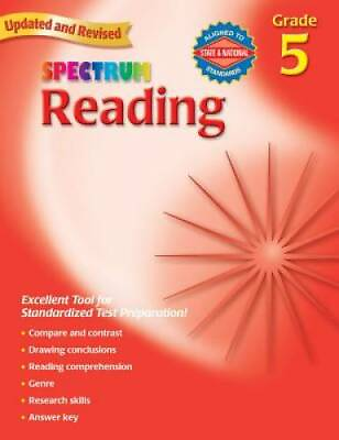#ad Spectrum Reading Grade 5 Paperback By School Specialty Publishing GOOD $4.25