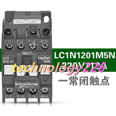 #ad 1PC NEW Ac contactor LC1N1201M5N 220V 12A #YX $29.14