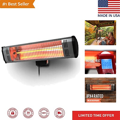 Wall Mounted Infrared Heater 1500 Watt Perfect for Indoor and Outdoor Use $130.99