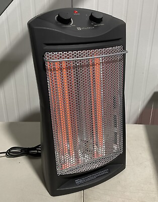 #ad Utilitech 1500 Watt Infrared Quartz Tower Indoor Space Heater Open Box $29.95