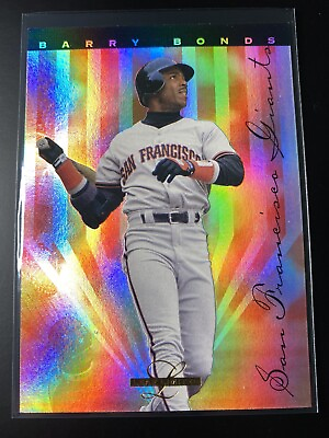 #ad PRISM FOIL 1995 Leaf Limited Barry Bonds #11 Foil Baseball Card $7.65