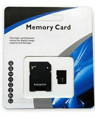 #ad Micro SD Card 32GB 64GB 128GB 256GB 512GB 1TB Micro SD Memory Card TF Adapter $10.59