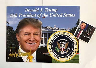 Donald Trump 45th President 81 2quot;x11 on Card Stock Photo Portrait Picture Decal $16.95