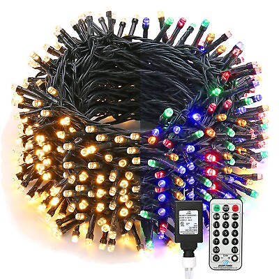 #ad Brizled Christmas String Lights 279ft 800 LED Color Changing Christmas Light... $97.99