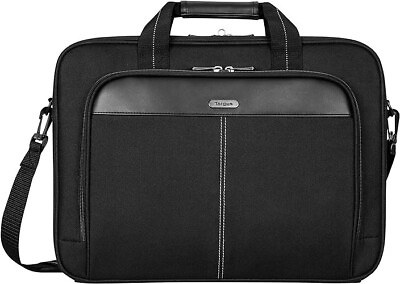 #ad NEW Targus Black 15 16quot; Laptop Computer Bag Classic Slim Topload TCT027US 94 $21.95