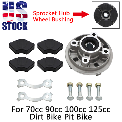 #ad US Sprocket Hub Wheel Bushing Rear Dampers Kit For 70cc 90cc 100 125CC Dirt Bike $36.49