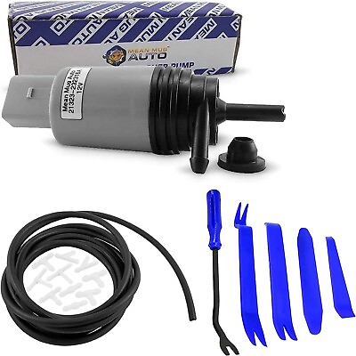 #ad Mean Mug Auto Windshield Pump with Hose Connectors amp; Tools For BMW 67126934159 $34.99