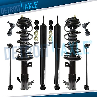 #ad Front Strut w Coil Springs Rear Shocks Sway Bars for 2013 2015 Honda Civic $209.96