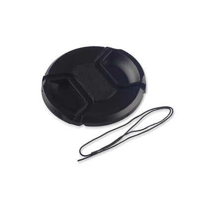 #ad 52mm Center Pinch Snap on Front Lens Cap Cover for Canon Nikon Sony with String C $1.15