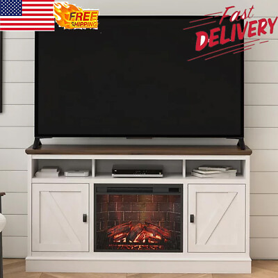 #ad #ad 23quot; Electric Fireplace TV Stand for TVs up to 65quot; Storage Entertainment Units US $212.42