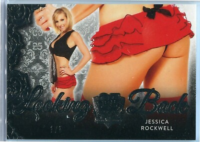 #ad JESSICA ROCKWELL 2019 BENCHWARMER 25 YEARS LOOKING BACK BUTT CARD SILVER FOIL 5 $29.99