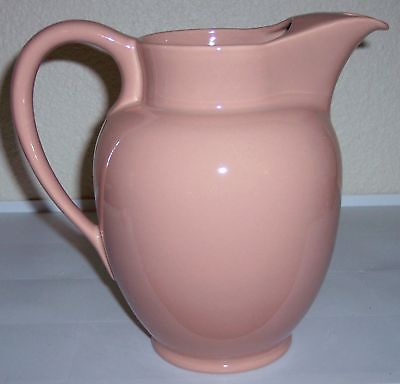 #ad Franciscan Pottery El Patio Gloss Coral Ice Lip Water Pitcher $56.25
