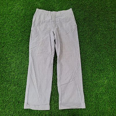 #ad Vintage Brooks Brothers Brooksgate Pants 32x30 Seersucker Pinstriped TALON 70s $103.33