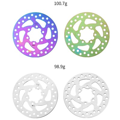 #ad Disc Brake Rotor Rotor Stainless Brake Disc Colorful Easy Installation $12.02