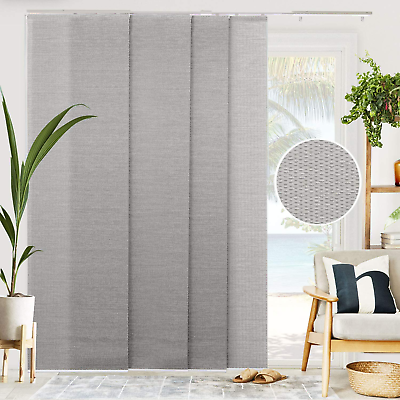 #ad Vertical Blinds Room Divider For Sliding Glass Door Temporary Wall Natural Woven $148.50