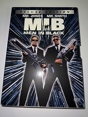 #ad Men in Black Deluxe Edition DVD By Linda Fiorentino VERY GOOD $2.00