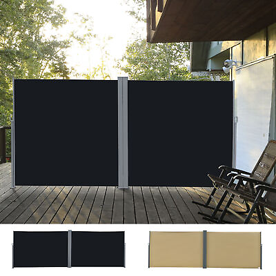 #ad #ad Outdoor Indoor Retracting Privacy Divider w Auto Pull Back Function $151.99