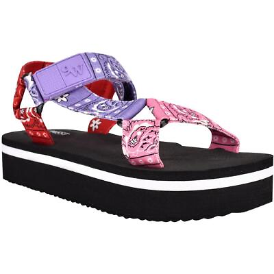 #ad Nine West Womens Camping Pink Platform Sandals Shoes 9 Medium BM BHFO 5023 $29.99