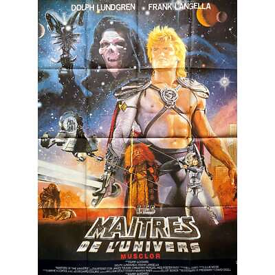 #ad MASTERS OF THE UNIVERSE Original Movie Poster 47x63 in. 1987 Musclor Dol $59.99