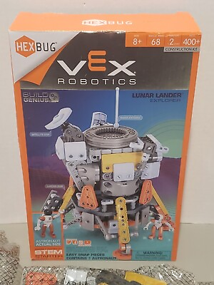 #ad HexBug Vex Robotics Lunar Lander Explorer 400 Pieces Stem Build Genius $20.00
