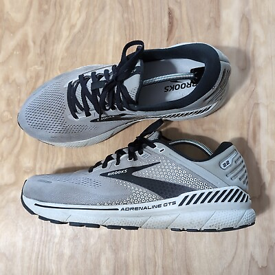 #ad Brooks Adrenaline GTS 22 1103662E012 Gray Running Sneakers Mens Size 13 Wide 4E $49.99