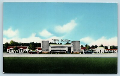 #ad Postcard MD Pocomoke City Twin Tower Motel amp; Restaurant c1950s U01 $6.99
