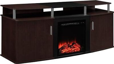 #ad Carson Electric Fireplace TV Console for TVs up to 70quot; Cherry $327.40