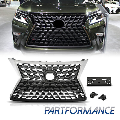 #ad For 2020 2023 LEXUS GX460 Front Grille Black W Chrome Frame 5310160G40 $295.19