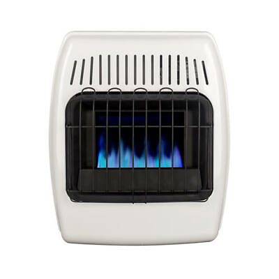 #ad 10000 BTU White Dual Fuel Convection Vent Free Wall Heater Home Cabin Warmer $221.99
