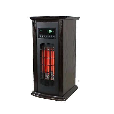 #ad LifeSmart LifePro 1500 Watt 1500 BTU Infrared Quartz Indoor Tower Space Heate... $114.79