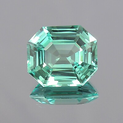 #ad Natural Blue Mint Green Montana Sapphire Radiant Loose Cut Gemstone 11.50x10 MM $59.74