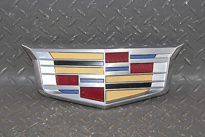 #ad 15 20 Escalade Cadillac Front End Grille Grill Emblem Logo Trim Piece OEM WTY OE $85.99