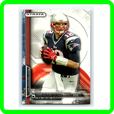 #ad Tom Brady LEGENDARY NFL QB 2014 Topps Strata Card #74 New England Patriots Star $9.99
