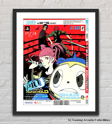 #ad Persona 4 The Ultimax Playstation 3 PS3 Glossy Promo Ad Poster Unframed G6453 $14.98