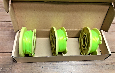 #ad Ryobi Replacement Twisted 0.080 In. String Trimmer Auto Feed Line Spools 3 Pack $7.99