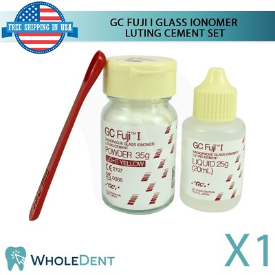 #ad GC Dental Fuji I Glass Permanent Luting Cement Set Restorative Liner $139.90
