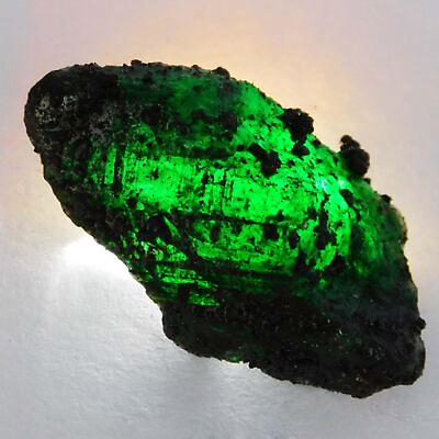 #ad 61 Ct Natural Emerald Huge Rough Earth Mined Certified Green Loose Gemstone $11.69