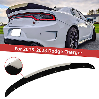 #ad For 2015 2023 Dodge Charger SRT Scatpack 392 WickerBill Rear Spoiler 2 Piece $71.99