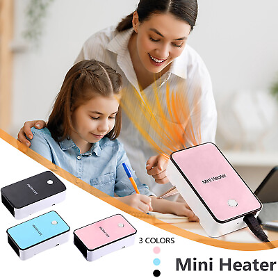 #ad Cartoon Personal Mini Space Heater Fan Portable Electric Home Office Indoor Use $26.87