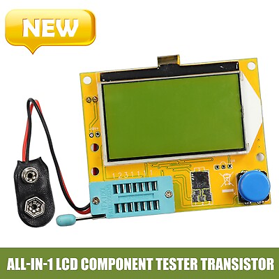 #ad All in 1 Component Tester Transistor Diode Capacitor Resistor Inductor LCD Meter $13.15