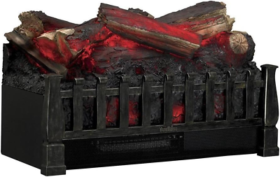 #ad DFI021ARU Electric Log Set Heater with Realistic Ember Bed and Logs 20.5quot; W X 8 $171.99