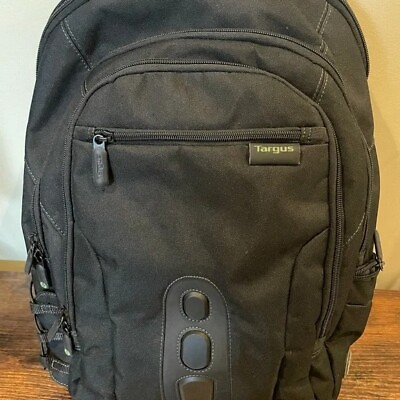 #ad Targus Spruce EcoSmart Laptop Backpack 17 inch Black Green $29.99