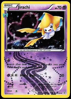 #ad #ad Jirachi RC13 RC32 Generations Radiant Collection Holo Rare Pokemon Card NM $4.90