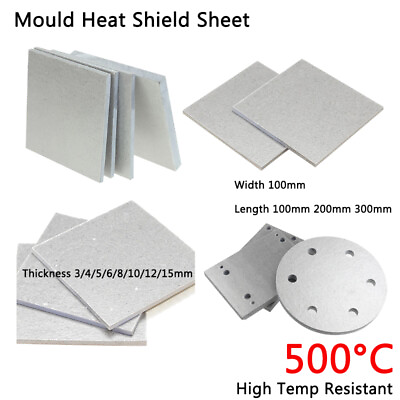#ad Mould Heat Shield Sheet Thermal High Temp Insulation Fire Board HIGH TEMP 500℃ $54.75