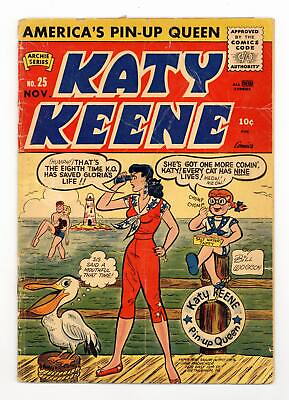 #ad Katy Keene #25 GD 2.0 1955 $33.00